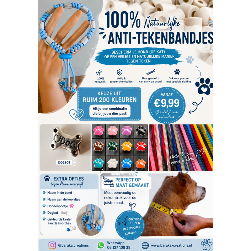 Personaliseer uw Anti-tekenband 