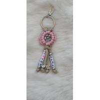 Personaliseer uw Bloem Sleutelhanger