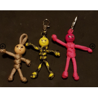 Personaliseer uw Gelukspoppetje Sleutelhangers 