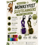 Personaliseer uw Monkey Fist Sleutelhanger 
