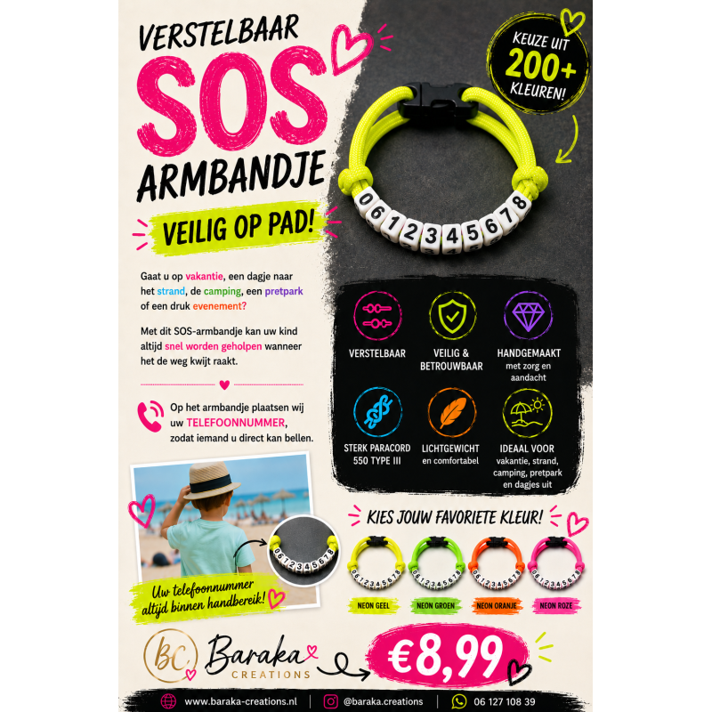 SOS - armbandje